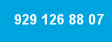 929 126 88 07 929 126 88 07